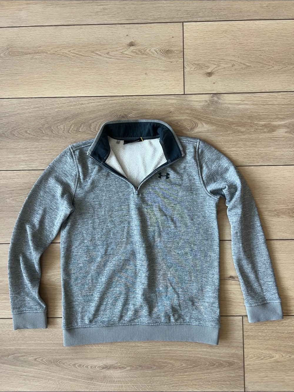 Under Armour Kids Gray Quarter-Zip Pullover
